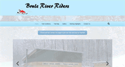 Desktop Screenshot of bruleriverriders.com